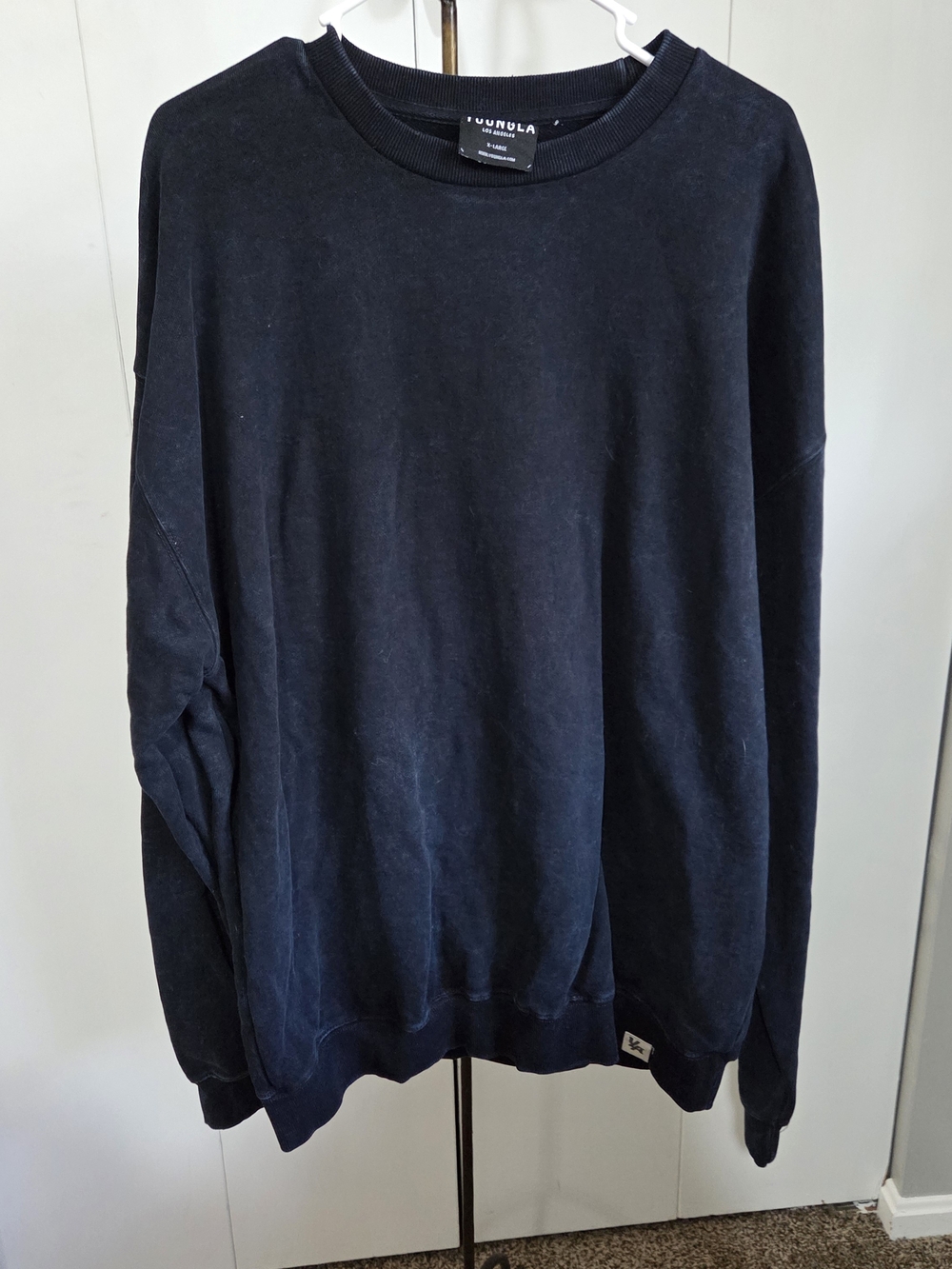 YoungLA Navy Black Crewneck Sweatshirt